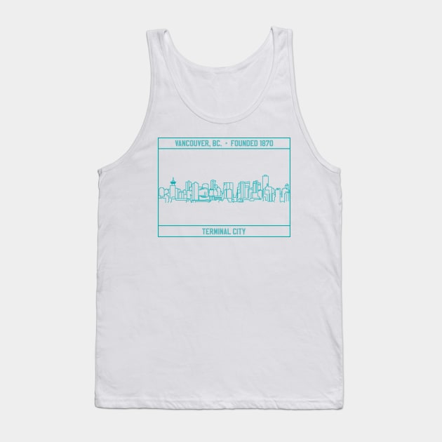 Vancouver, BC badge. Tank Top by scotmccormack